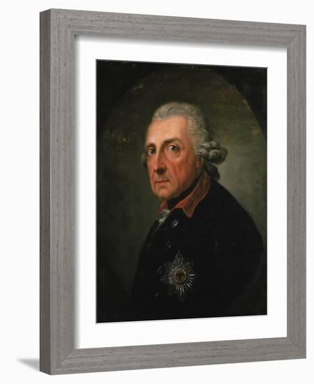 Frederick Ii (The Great) of Prussia, 1781-Anton Graff-Framed Premium Giclee Print