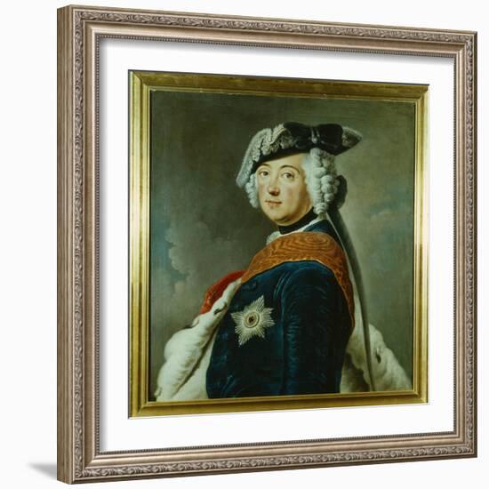 Frederick Ii the Great of Prussia-German School-Framed Giclee Print