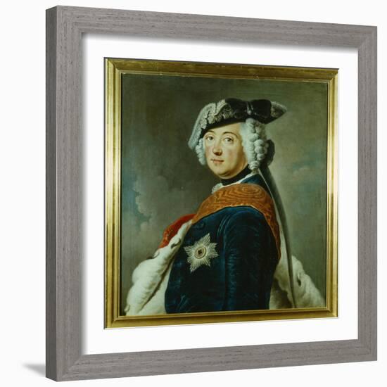 Frederick Ii the Great of Prussia-German School-Framed Giclee Print