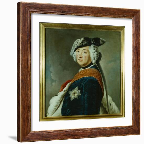 Frederick Ii the Great of Prussia-German School-Framed Giclee Print