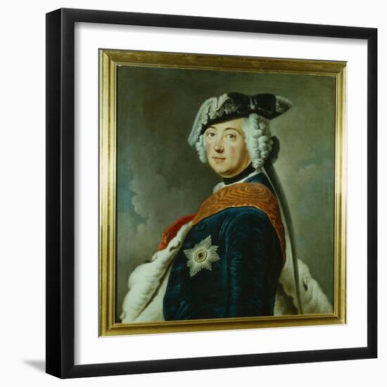 Frederick Ii the Great of Prussia-German School-Framed Giclee Print