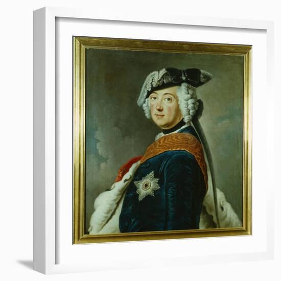 Frederick Ii the Great of Prussia-German School-Framed Giclee Print