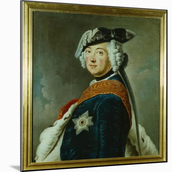 Frederick Ii the Great of Prussia-German School-Mounted Giclee Print