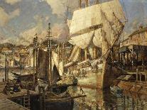 Cadiz Salt Ship, Gloucester Harbor-Frederick John Mulhaupt-Giclee Print
