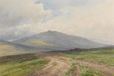 Yes Tor Near Okehampton, Dartmoor , C.1895-96-Frederick John Widgery-Framed Giclee Print