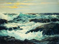 Breakers at Floodtide, 1909 (Oil on Canvas)-Frederick Judd Waugh-Giclee Print