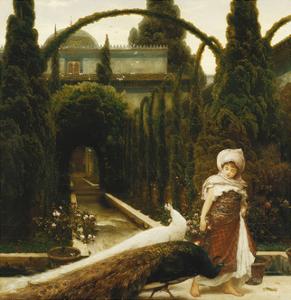 Moorish Garden; a Dream of Granada by Frederick Leighton