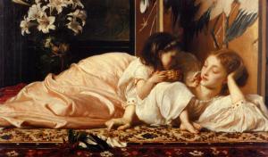 Mother and Child by Frederick Leighton