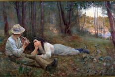 A Camp in the Bush, Macedon, 20Th Century-Frederick McCubbin-Giclee Print