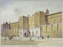 View of Newgate Market in Paternoster Square, City of London, 1836-Frederick Napoleon Shepherd-Giclee Print