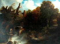 A Devonshire Stream, 1860-Frederick Richard Lee-Framed Giclee Print