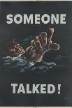 Someone Talked! Poster-Frederick Siebel-Framed Giclee Print