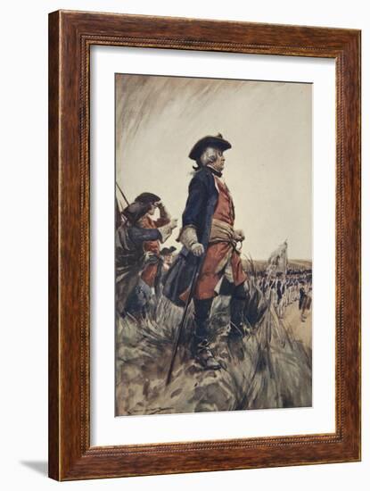 Frederick the Great, Illustration from 'A History of Germany', 1913-Arthur C. Michael-Framed Giclee Print