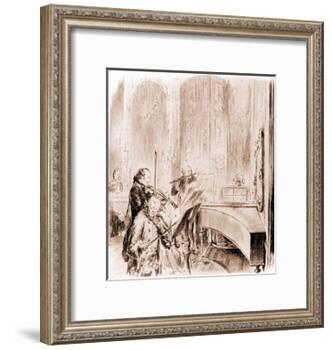 FREDERICK THE GREAT --Adolph Friedrich Erdmann von Menzel-Framed Giclee Print