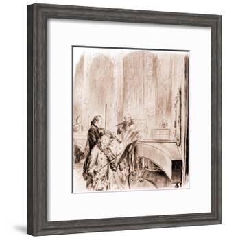 FREDERICK THE GREAT --Adolph Friedrich Erdmann von Menzel-Framed Giclee Print