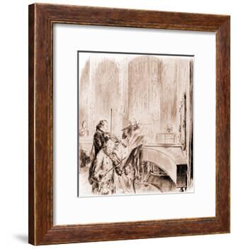 FREDERICK THE GREAT --Adolph Friedrich Erdmann von Menzel-Framed Giclee Print