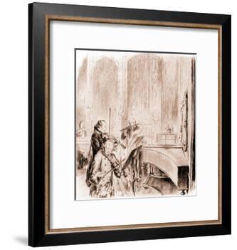 FREDERICK THE GREAT --Adolph Friedrich Erdmann von Menzel-Framed Giclee Print