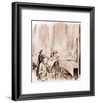 FREDERICK THE GREAT --Adolph Friedrich Erdmann von Menzel-Framed Giclee Print