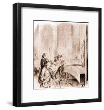 FREDERICK THE GREAT --Adolph Friedrich Erdmann von Menzel-Framed Giclee Print