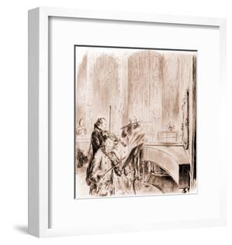 FREDERICK THE GREAT --Adolph Friedrich Erdmann von Menzel-Framed Giclee Print