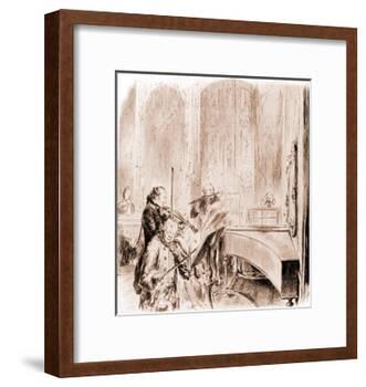 FREDERICK THE GREAT --Adolph Friedrich Erdmann von Menzel-Framed Giclee Print
