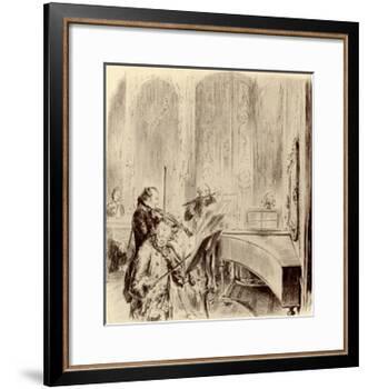 FREDERICK THE GREAT --Adolph Friedrich Erdmann von Menzel-Framed Giclee Print