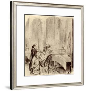 FREDERICK THE GREAT --Adolph Friedrich Erdmann von Menzel-Framed Giclee Print