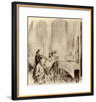 FREDERICK THE GREAT --Adolph Friedrich Erdmann von Menzel-Framed Giclee Print