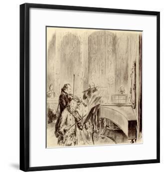 FREDERICK THE GREAT --Adolph Friedrich Erdmann von Menzel-Framed Giclee Print