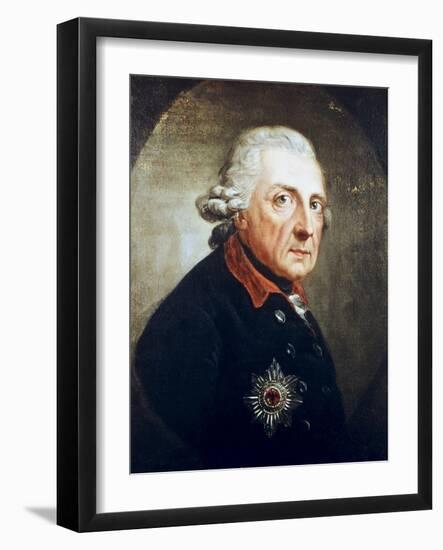 Frederick the Great-Anton Graff-Framed Giclee Print