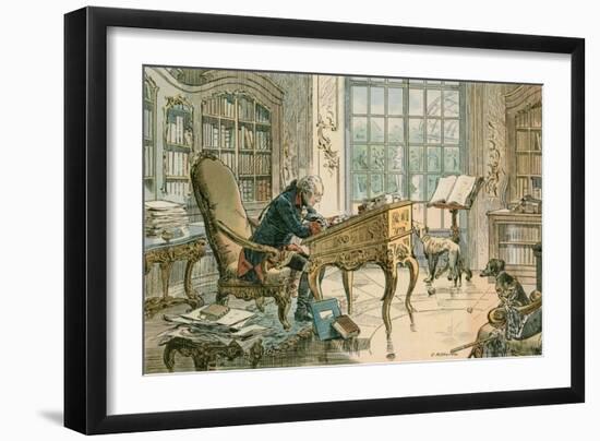 Frederick the Great-Carl Rohling-Framed Giclee Print