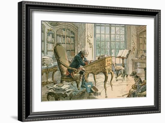 Frederick the Great-Carl Rohling-Framed Giclee Print