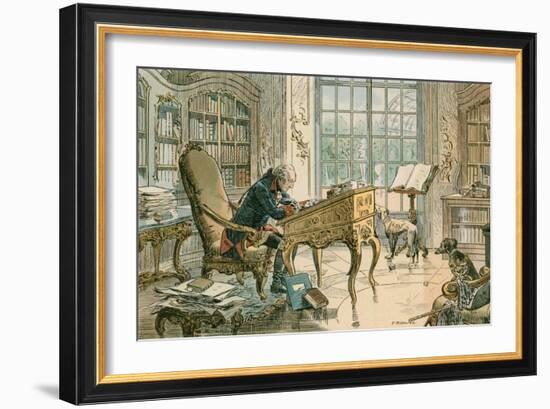 Frederick the Great-Carl Rohling-Framed Giclee Print