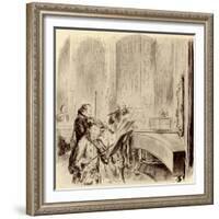 FREDERICK THE GREAT --Adolph Friedrich Erdmann von Menzel-Framed Giclee Print