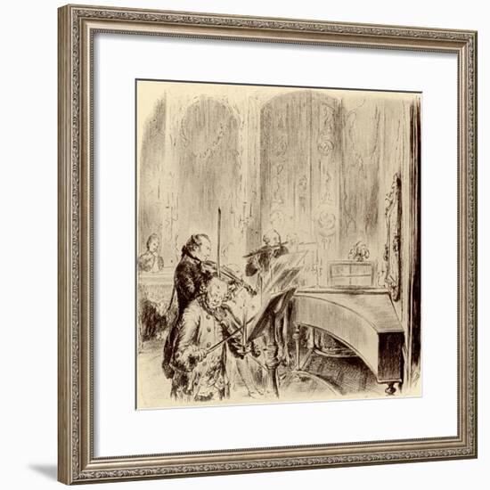 FREDERICK THE GREAT --Adolph Friedrich Erdmann von Menzel-Framed Giclee Print