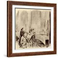 FREDERICK THE GREAT --Adolph Friedrich Erdmann von Menzel-Framed Giclee Print