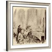 FREDERICK THE GREAT --Adolph Friedrich Erdmann von Menzel-Framed Giclee Print