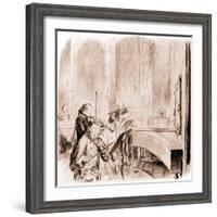 FREDERICK THE GREAT --Adolph Friedrich Erdmann von Menzel-Framed Giclee Print