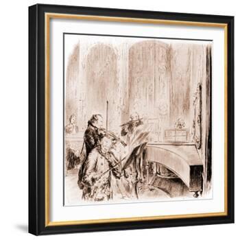 FREDERICK THE GREAT --Adolph Friedrich Erdmann von Menzel-Framed Giclee Print
