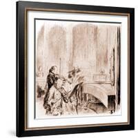 FREDERICK THE GREAT --Adolph Friedrich Erdmann von Menzel-Framed Giclee Print