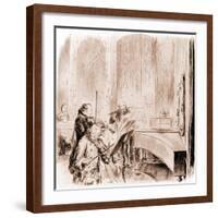 FREDERICK THE GREAT --Adolph Friedrich Erdmann von Menzel-Framed Giclee Print