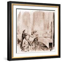 FREDERICK THE GREAT --Adolph Friedrich Erdmann von Menzel-Framed Giclee Print