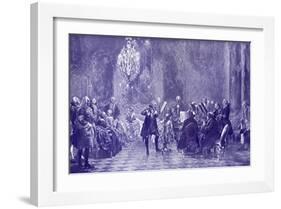 FREDERICK THE GREAT --Adolph Friedrich Erdmann von Menzel-Framed Giclee Print