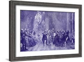 FREDERICK THE GREAT --Adolph Friedrich Erdmann von Menzel-Framed Giclee Print