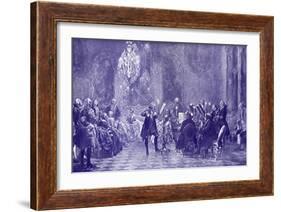 FREDERICK THE GREAT --Adolph Friedrich Erdmann von Menzel-Framed Giclee Print