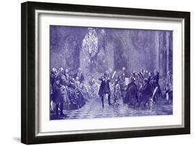 FREDERICK THE GREAT --Adolph Friedrich Erdmann von Menzel-Framed Giclee Print