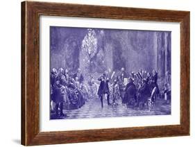 FREDERICK THE GREAT --Adolph Friedrich Erdmann von Menzel-Framed Giclee Print