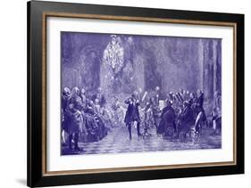 FREDERICK THE GREAT --Adolph Friedrich Erdmann von Menzel-Framed Giclee Print