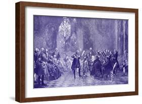 FREDERICK THE GREAT --Adolph Friedrich Erdmann von Menzel-Framed Giclee Print