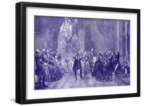 FREDERICK THE GREAT --Adolph Friedrich Erdmann von Menzel-Framed Giclee Print